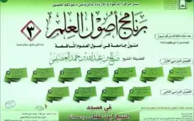 شرح كتاب ثلاثة الاصول-الدرس3-الشيخ صالح بن عبدالله العصيمي